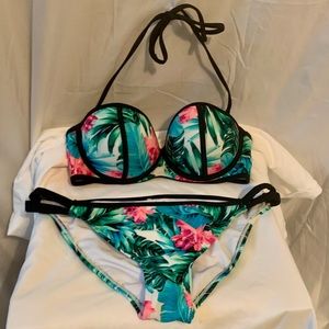 Tropical Print Swimsuit